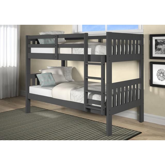 Gray Twin/twin Complete Bunkbed Gray Twin/twin Complete Bunkbed