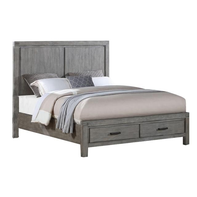 Copeland Gray Queen Storage Bed