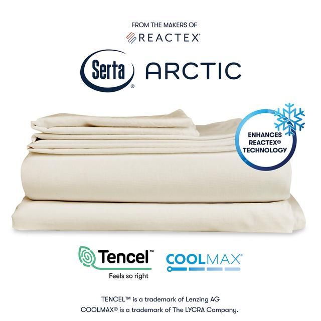 Arctic Cooling Sheet Set Ivory -Queen Arctic Cooling Sheet Set Ivory -Queen