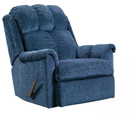 Tahoe Blue Rocker Recliner