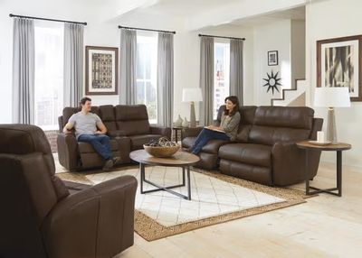 Power Headrest Power Lay Flat Recliner w/Zero Gravity