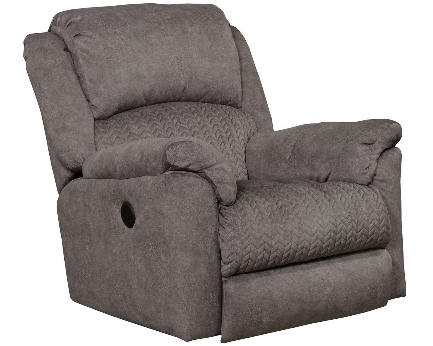 Malloy Graphite Power Rocker Recliner