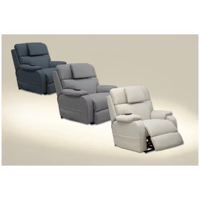 Power Headrest Power Lay Flat Recliner w/CR3 Heat/Massage/Zero Gravity