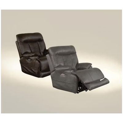 Pwr Headrest w/Lumbar Pwr Lay Flat Recliner w/Ext Ottoman