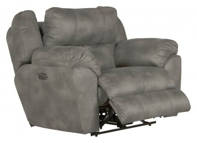 Power Headrest w/ Lumbar Power Lay Flat Recliner Model #7618907