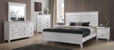 Cottage Bay White Bedroom C8313W