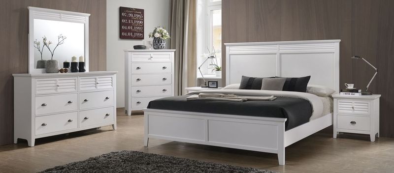 Cottage Bay White Bedroom C8313W