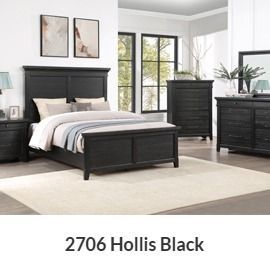 Hollis Black Bedroom 2706