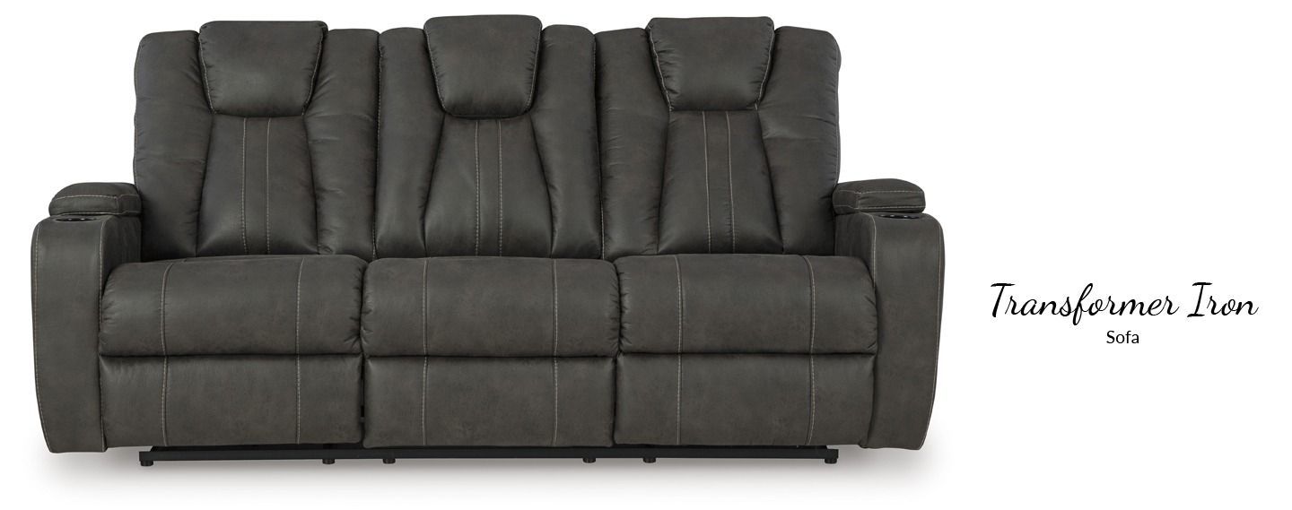 1805 -03-EC MANUAL RECLIINING SOFA Eclipse Charcoal 1805 -03-EC MANUAL RECLIINING SOFA Eclipse Charcoal