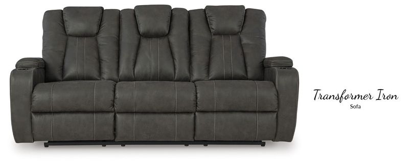 1805 -03-EC MANUAL RECLIINING SOFA Eclipse Charcoal 1805 -03-EC MANUAL RECLIINING SOFA Eclipse Charcoal