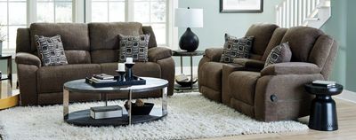 215- S-SC Sunland Cinnamon Power Reclining Sofa