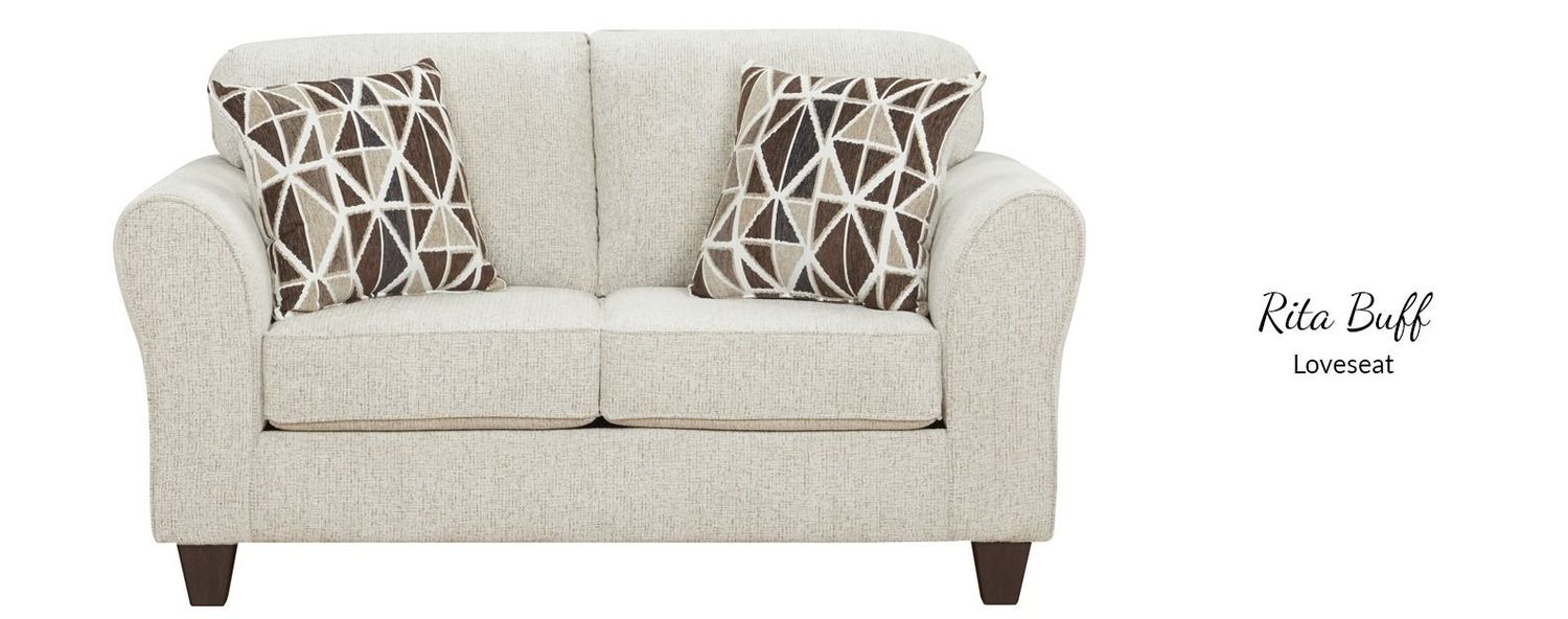 5000 Rita Buff Loveseat