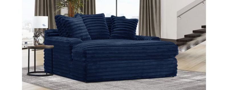 Jenna Midnight Mega Chaise