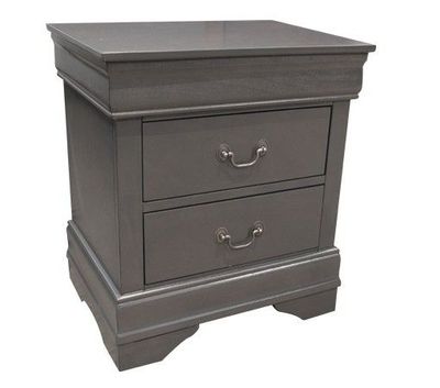 Louis Philippe Grey Nightstand C4935A020 Louis Philippe Grey Nightstand C4935A020