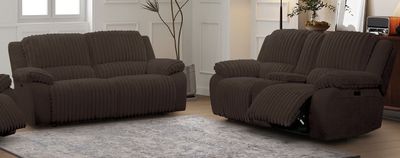 PX2204-03-MC POWER RECLINING SOFA WITH USB  Mondo Chocolate