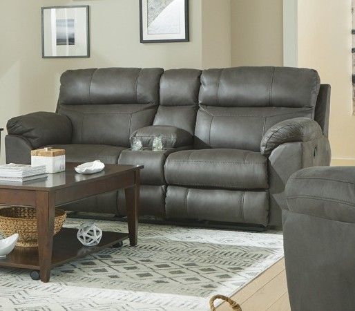 1001-1153-18   Atlas Charcoal Reclining Sofa