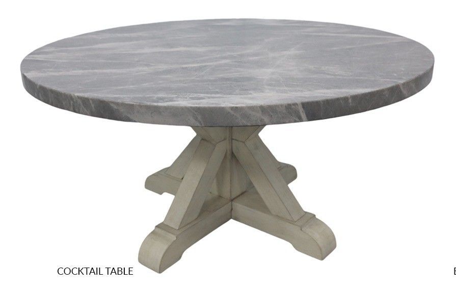 RT21161C Cocktail Table WHITNEY WHITE/GREY