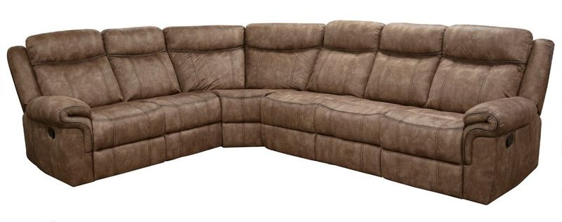 L5220V Knoxville Brown Manual Sectional
