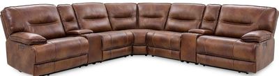 Leather Power Motion Sectionals