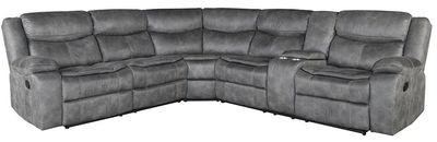 6967 Dorado Charcoal 3PC Sectional