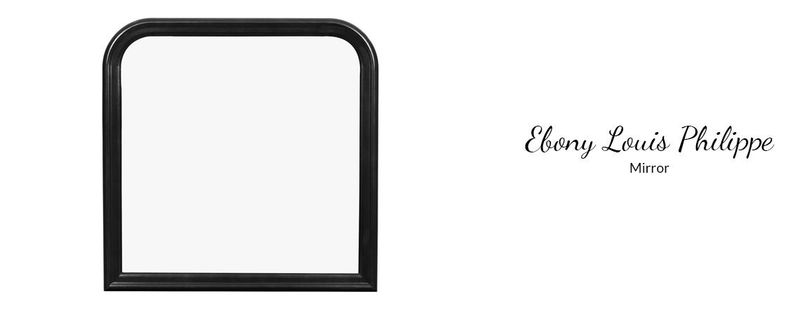 Louis Philippe Ebony Mirror
