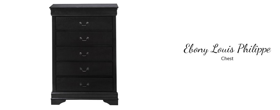 Louis Philippe Ebony Chest