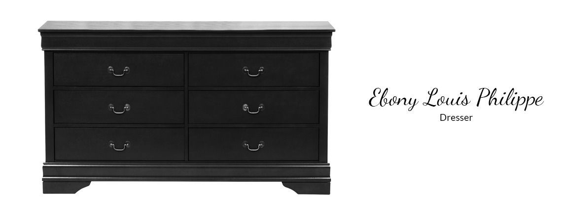 Louis Philippe Ebony Dresser Louis Philippe Ebony Dresser