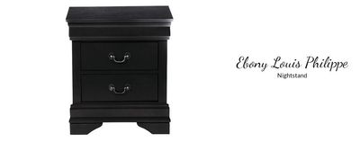 Louis Philippe Ebony Nightstand Louis Philippe Ebony Nightstand