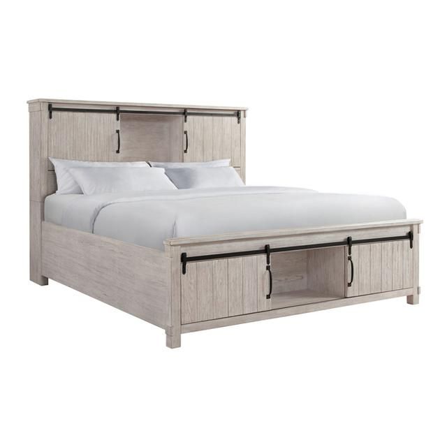 Scott White Queen Storage Bed SC670QB