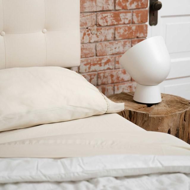 Brushed Microfiber Sheets - Split Queen / Cream