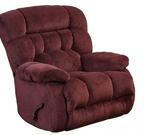 Daly Cranberry Swivel Glider Recliner