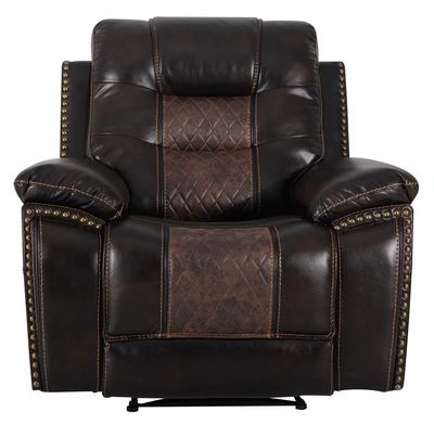Commander Brown Glider Recliner