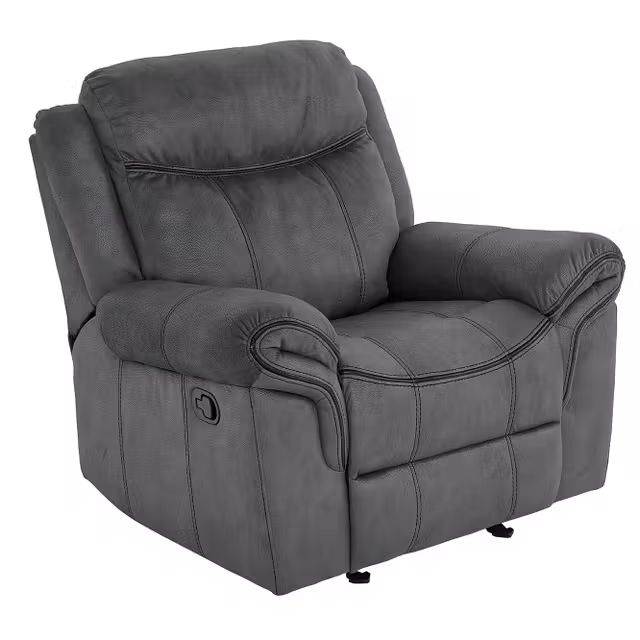 AWF Knoxville Grey Glider Recliner
