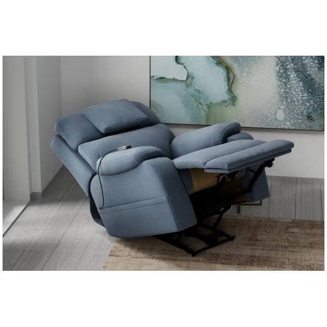 Power Headrest Power Lay Flat Recliner w/CR3 Heat/Massage/Zero Gravity