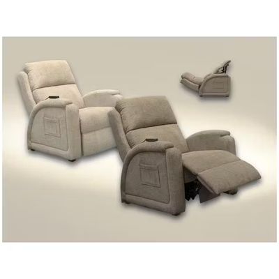 Power Headrest Power Lay Flat Recliner w/Lumbar/Dual Motor/Zero Gravity