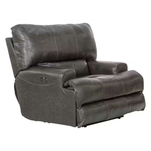 Power Headrest w/Lumbar Lay Flat Recliner Wembley 458 Model #7645807
