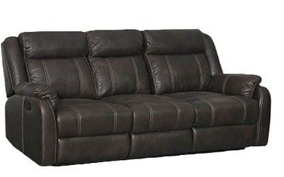 LV7303-S-GR Gin Rummy Charcoal Manual Reclining Sofa LV7303-S-GR Gin Rummy Charcoal Manual Reclining Sofa