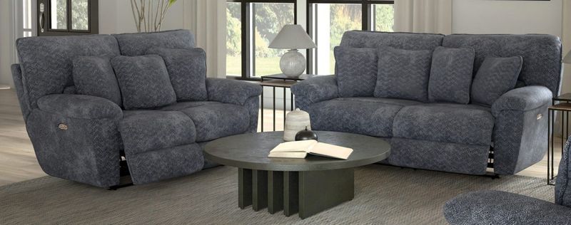 61481-1933-38 Paxon Smoke Power Sofa with Headrest 61481-1933-38 Paxon Smoke Power Sofa with Headrest