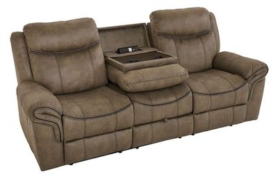 LV422096V Knoxville Brown Manual Reclining Sofa LV422096V Knoxville Brown Manual Reclining Sofa