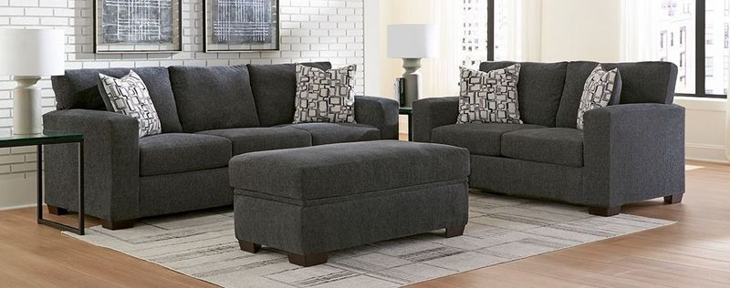 106 Griffin Charcoal Loveseat