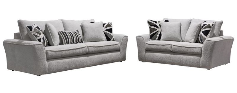 1646 Sonar Light Dove Ottoman with storage