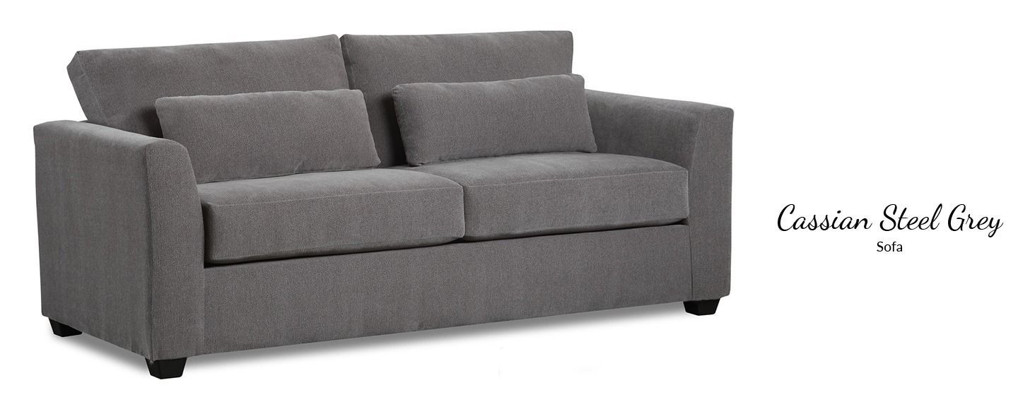 3250 Cassian Steel Grey Sofa