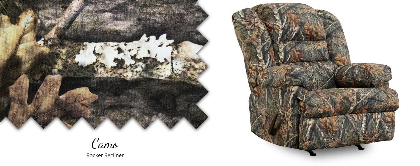 7562 Camo Rocker Recliner