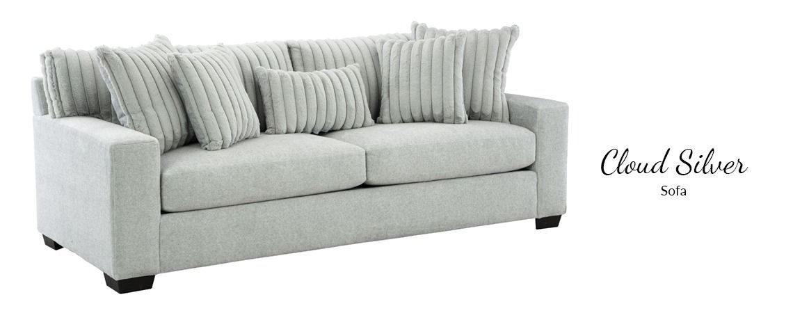 3322 Cloud Silver Sofa