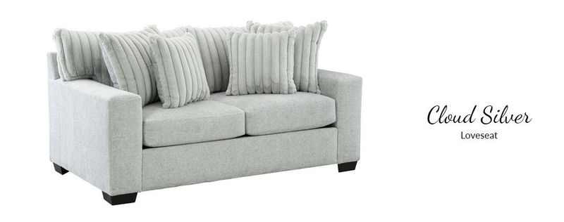 3322 Cloud Silver Loveseat