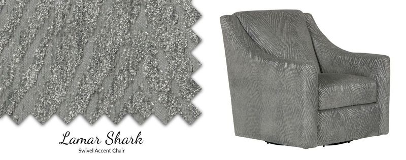 4098 Lamar Shark Swivel Accent Chair