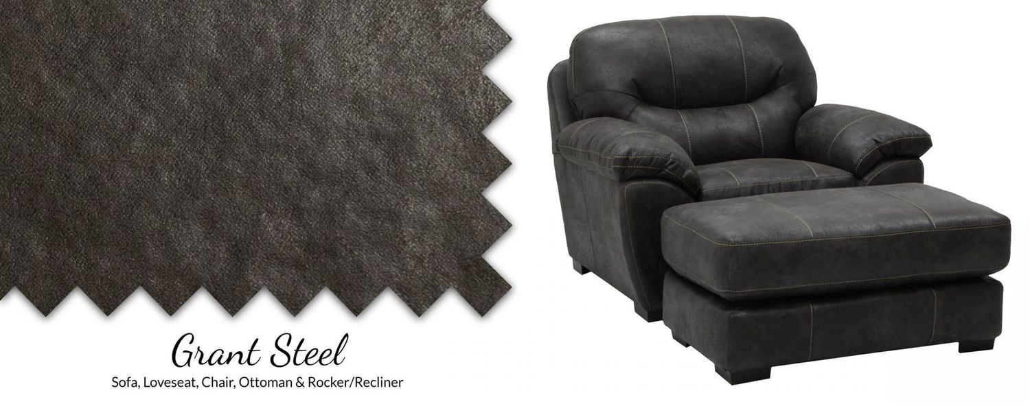 4453 Grant Steel Ottoman