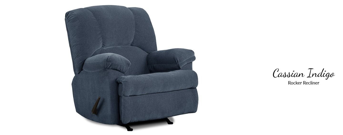 3250 Cassian Indigo Rocker Recliner