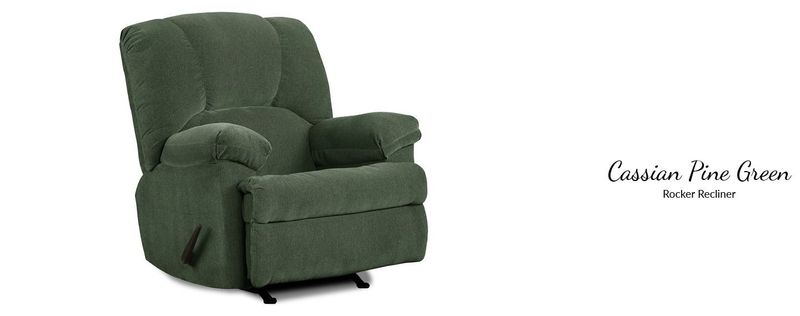 3250 Cassian Pine Green Rocker Recliner