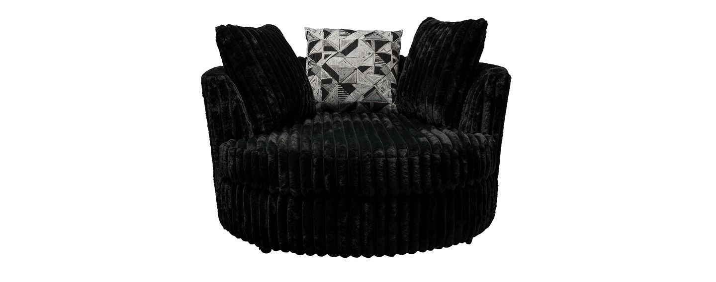 6139 Galactic Ebony Swivel Chair